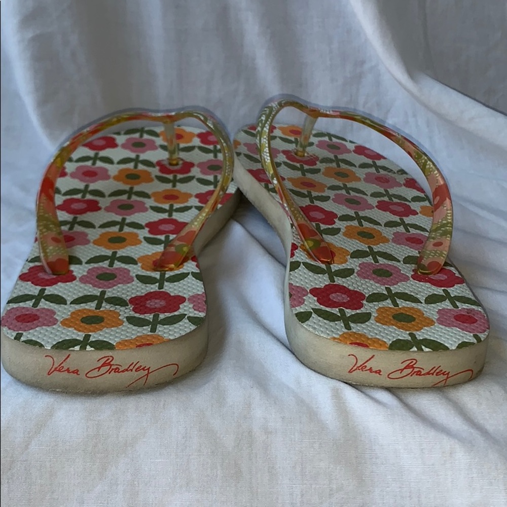 SOLD 🛍Vera Bradley Flip Flops Size 7 - Picture 2 of 5
